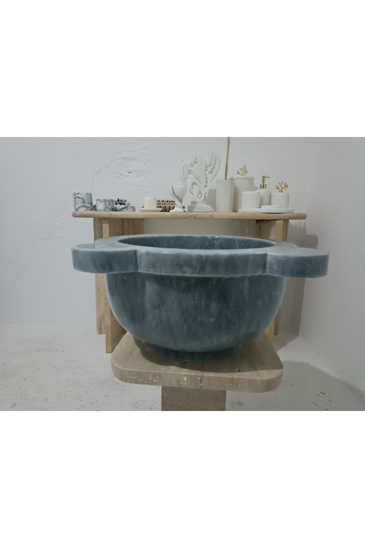 Mermer Kurna-hamam Kurnası-banyo Kurnası-ev Hediyesi-mermer Ev,banyo Aksesuarları