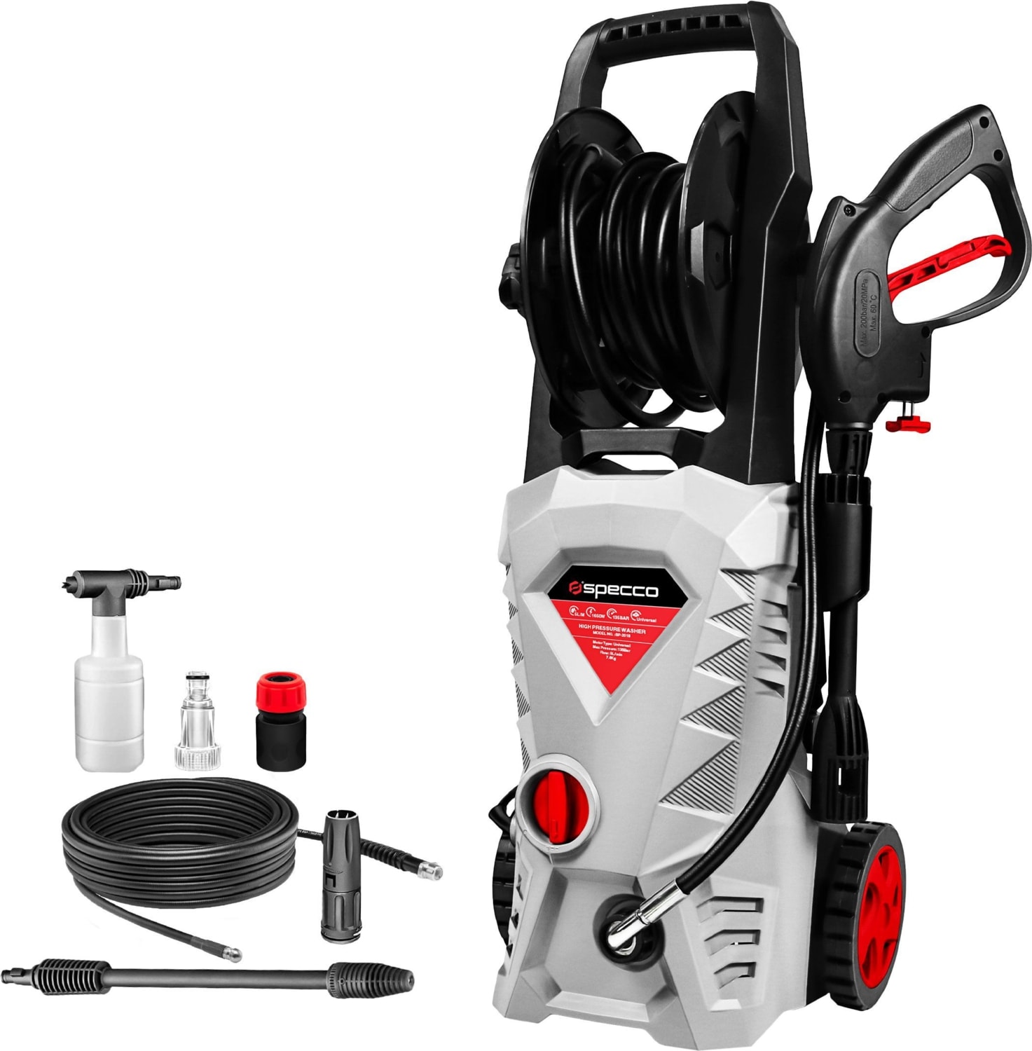 SP-2018 1650 W 135 Bar Basınçlı Yıkama Makinesi