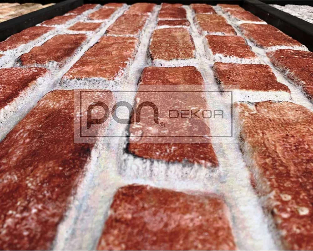 5 Adet(2,5m2) x Tuğla Desenli 3 Boyutlu Renkli Strafor Köpük Duvar Kaplama Paneli (BR-532)