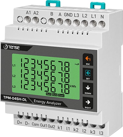 TPM-04SHDL Enerji Analizörü Şebeke Analizörleri Haberleşmeli