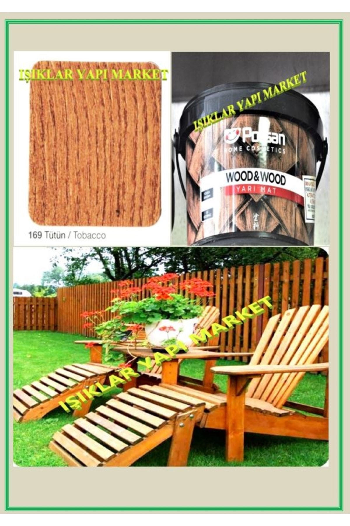 Wood&w-antiaging-ahşap Verniği-yarı Mat-su Bazlı-2,5litre (2,60KG.)-169-tütün