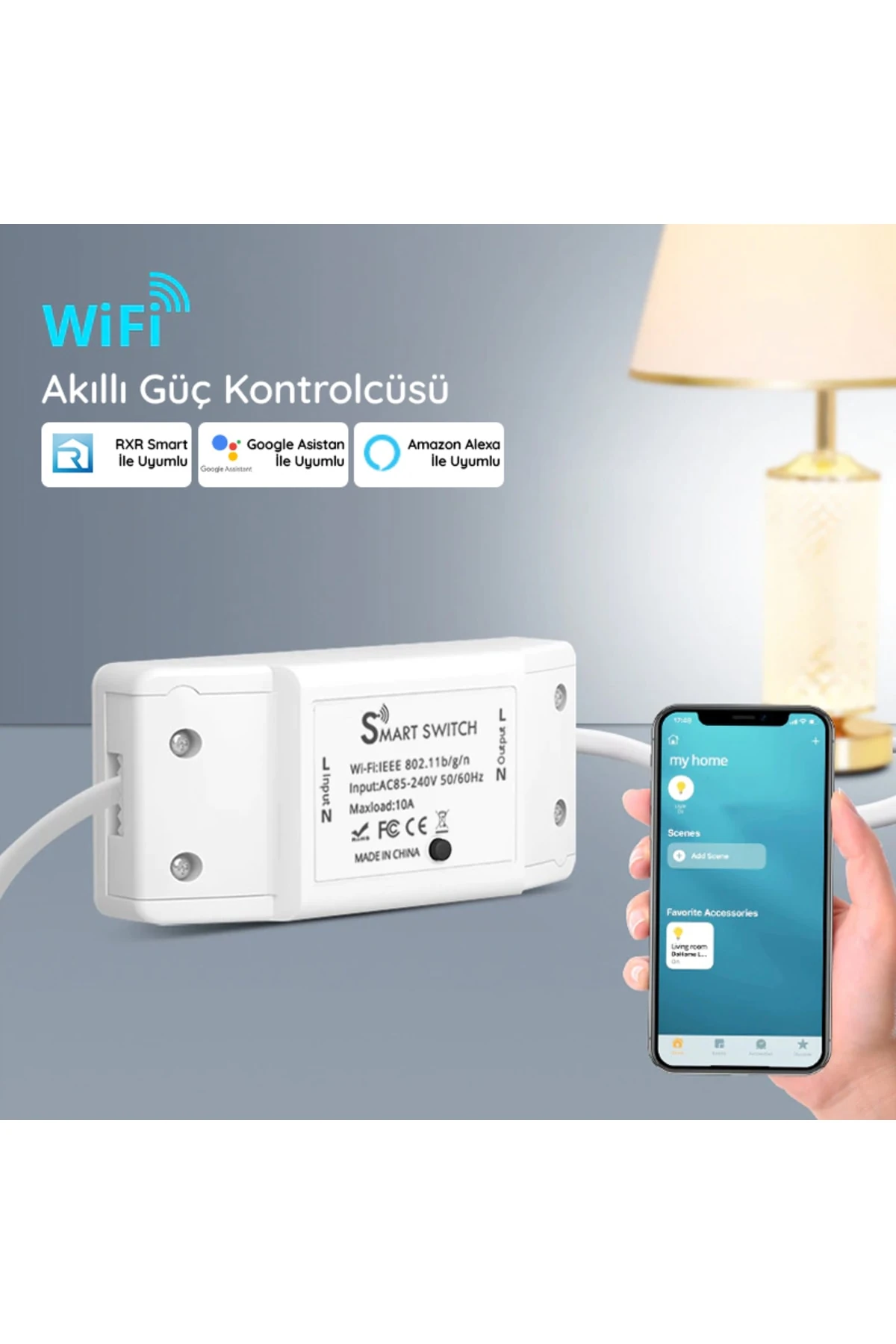 R-pw2 Akıllı Kablosuz Breaker Kontrol Ünitesi
