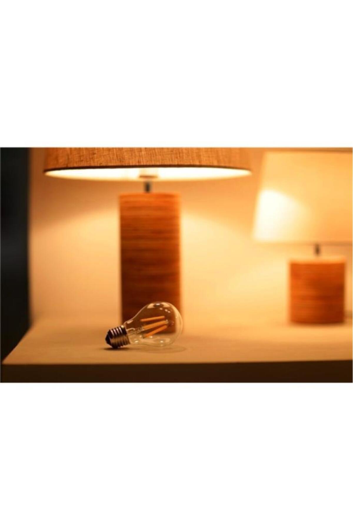 8,5W (60W) Led Ampul 2700K - Sarı Işık 10 Adet Tasarufflu Lamba