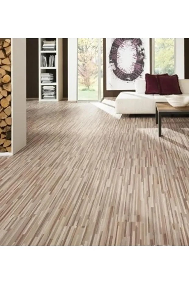 Colored Yapışkanlı Naturel PVC Floor Esnek Zemin Yer Döşeme Parke Salon Ofis Otel Karavan Parke-P13
