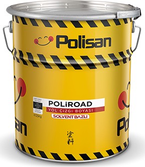 Poliroad Solvent Bazlı Yol Çizgi Boyası Beyaz 25 kg