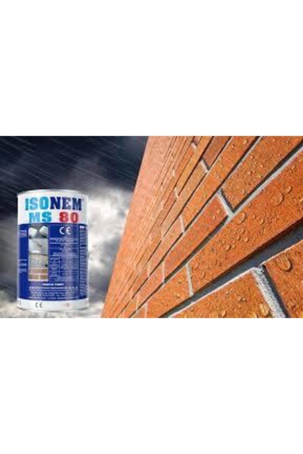 Ms 80 - Doğal Görüntüyü Bozmayan Dış Cephe Şeffaf Su Yalıtımı - 3,5 Lt