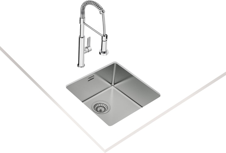 BE LINEA RS15 40.40 Tezgahaltı Eviye Paslanmaz Çelik 40 cm 115000007