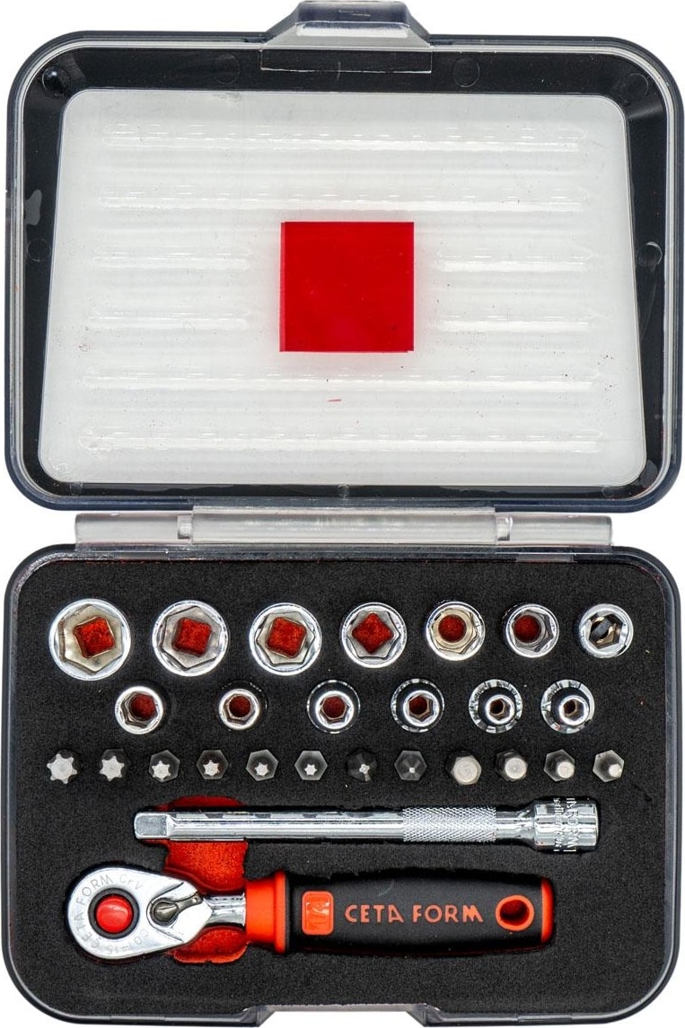 C00-27PH5 1/4" 6 Köşe Lokma Takımı 27 Parça (P.kutu)