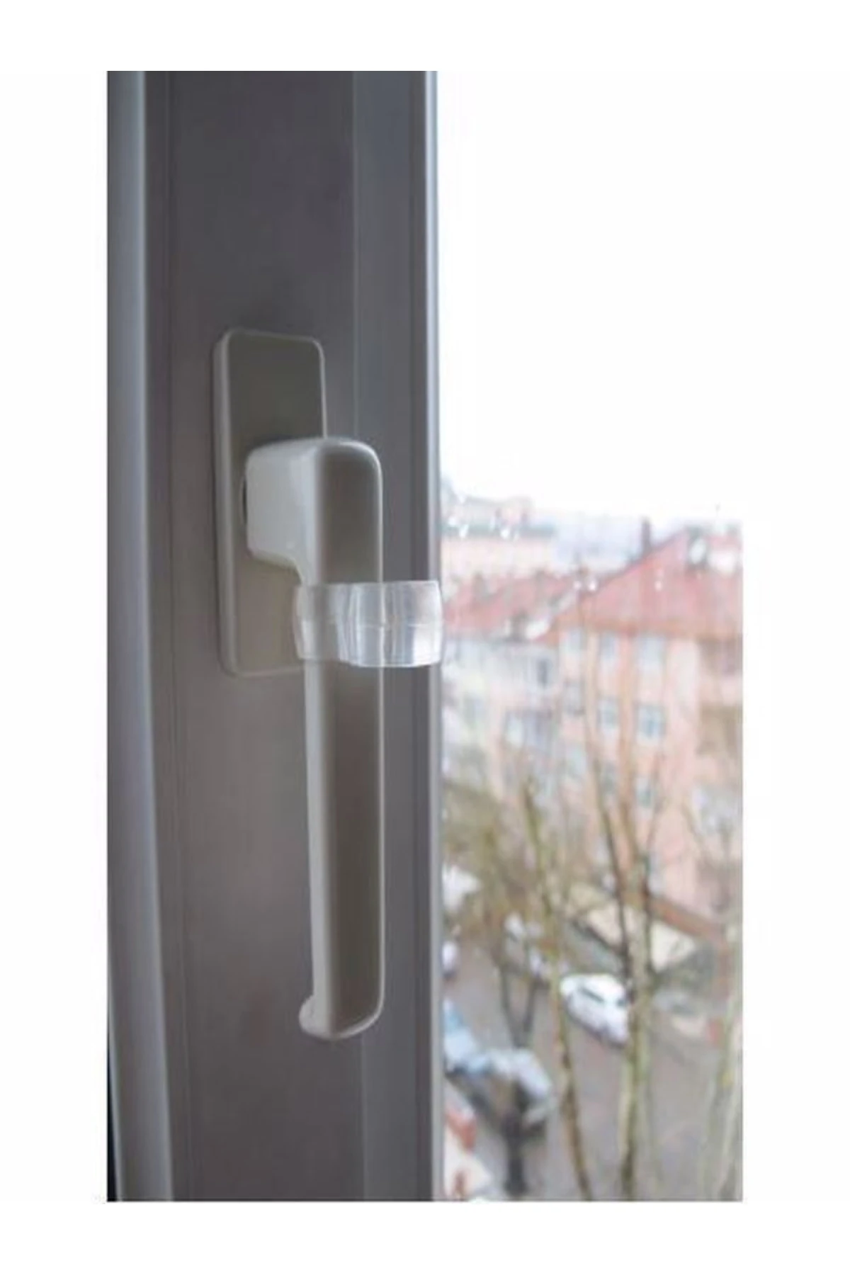 Şeffaf Kapı Pencere Kolu Stoperi Tamponu 8 Li Paket 8 Adet Birden Kapı Kolu Stoper Pencere Stoperi