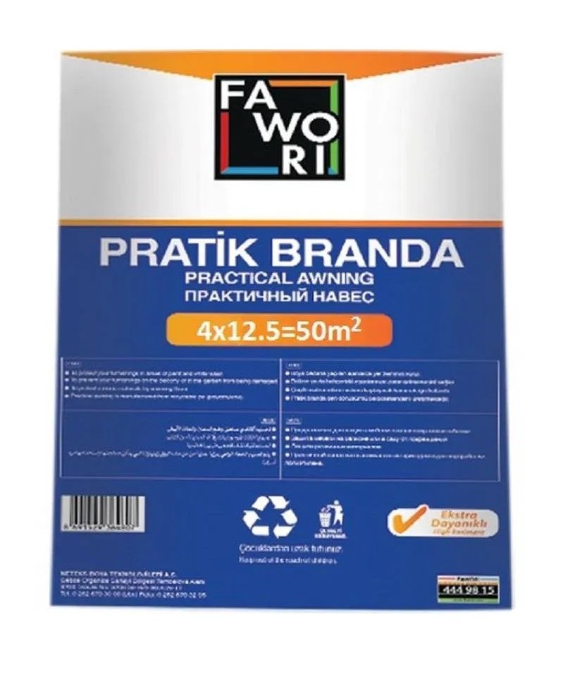 FAWORİ PRATİK BRANDA 4X8 M