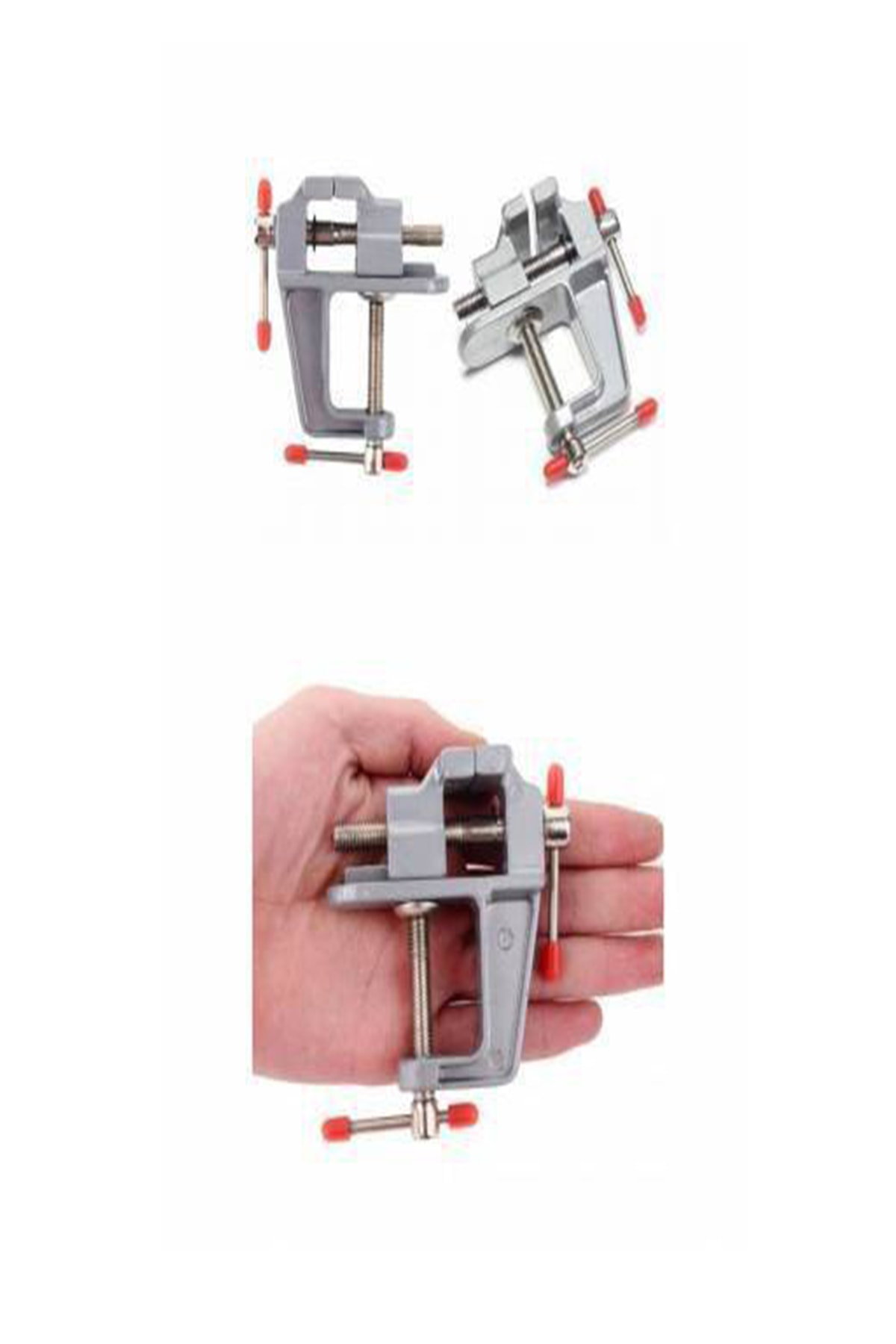 Mini Masa Mengene Sıkıştırma Sabitleme Aparatı Işkence Aleti 10 Cm