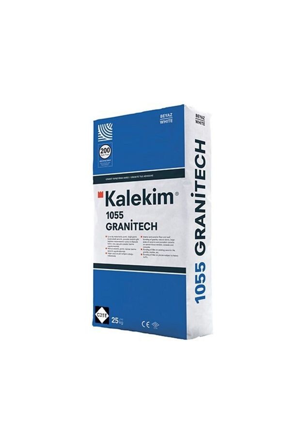 1055-Granitech - Granit Yapıştırma Harcı (Gri) C2Te 25 Kg