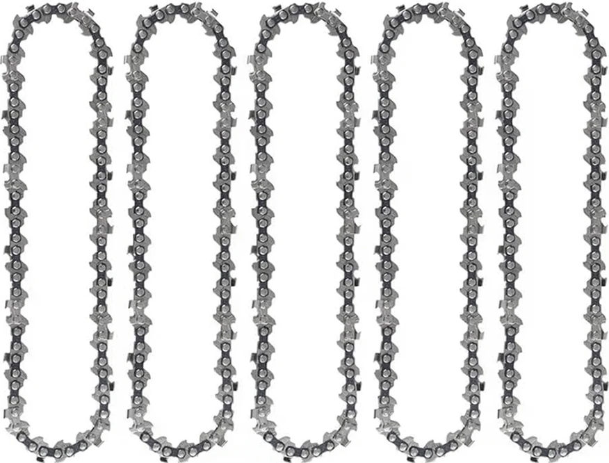 (5 Paket) Akülü Elektrikli Taşınabilir Için 6 Inç Mini Testere Zinciri Değiştirme Tüm 6 Inç Mini Testere Kılavuz Testere Zinciri (Yurt Dışından)