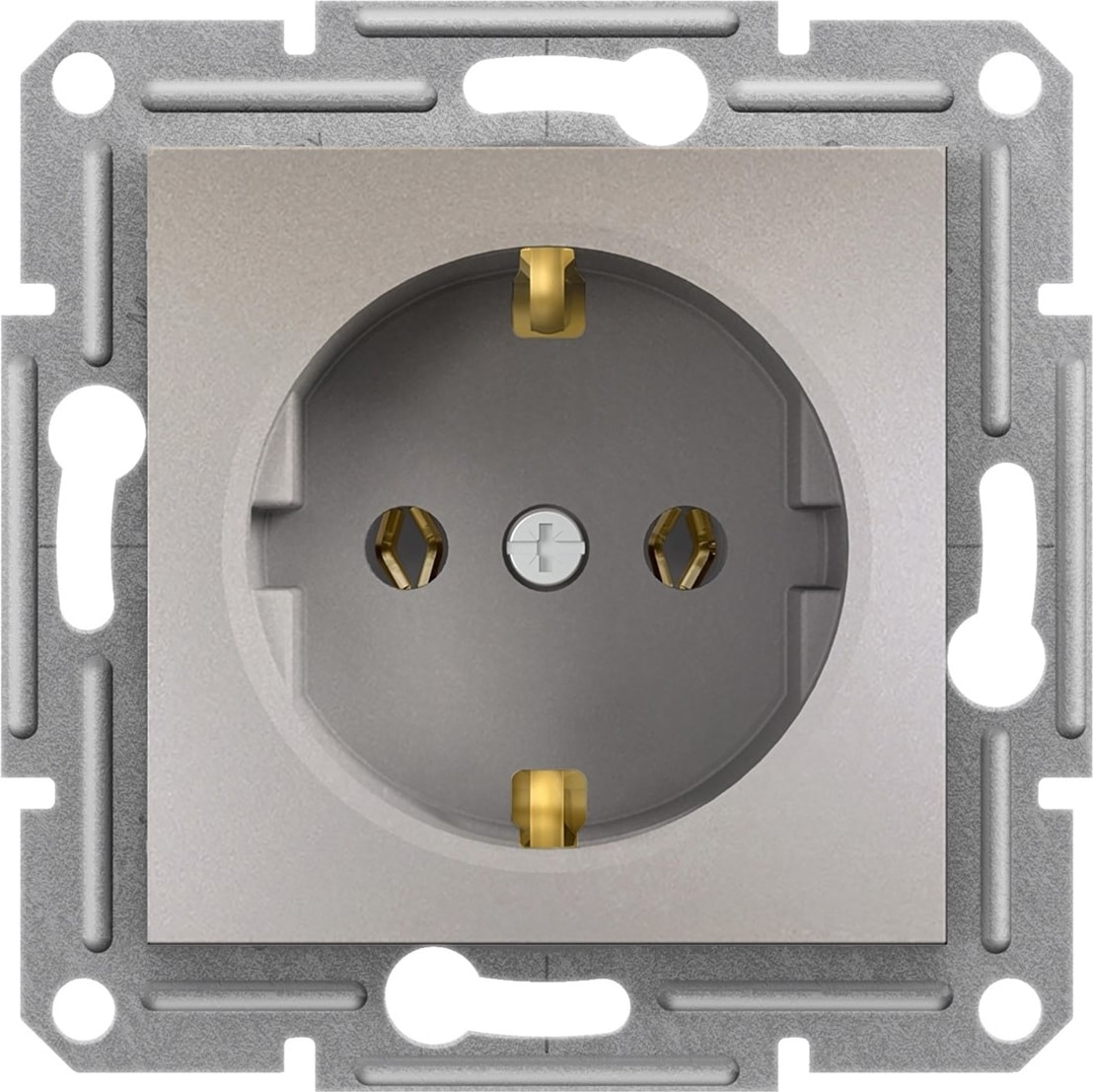 EPH2900169 Asfora Bronz Toprakli Priz - Çerçevesiz