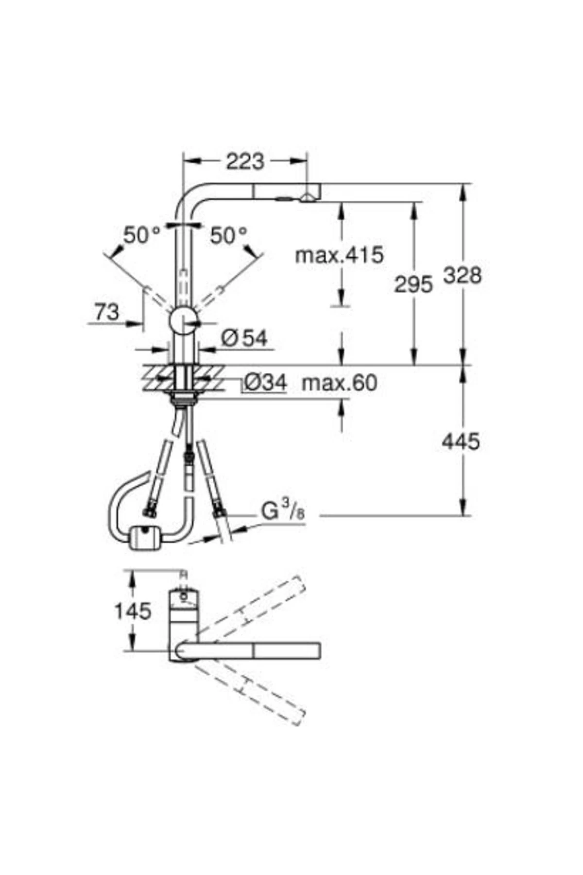 Minta Tek Kumandalı Eviye Bataryası - 30274dl0