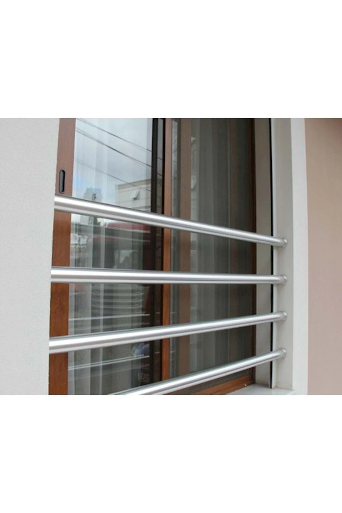 Alüminyum Kapı Pencere Korkuluk Çocuk Emniyet Korkuluk Fransız Pencere Korkuluk 150cm