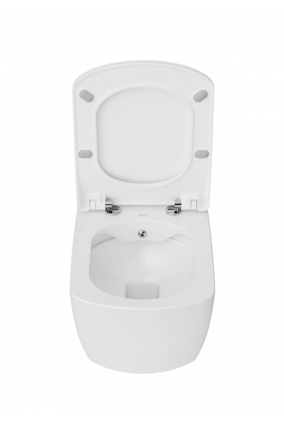 Elegant Rim-Off Duroplast Yavaş Kapanan Klozet Kapaklı İnci Mat Beyaz Set