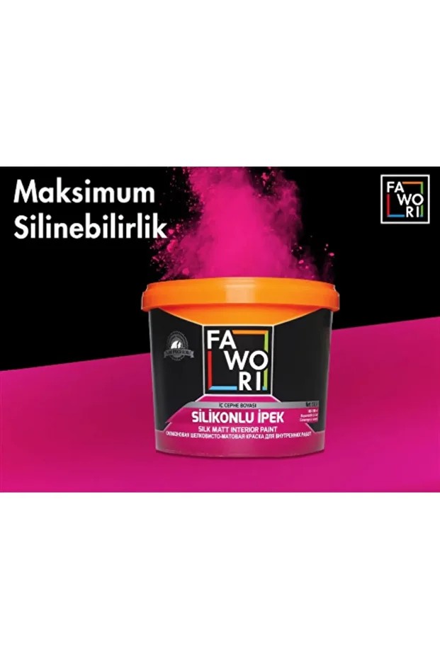 tam silikonlu ipek boya yıkanabilir silinebilir 1 kalite 15 LT 20 KG