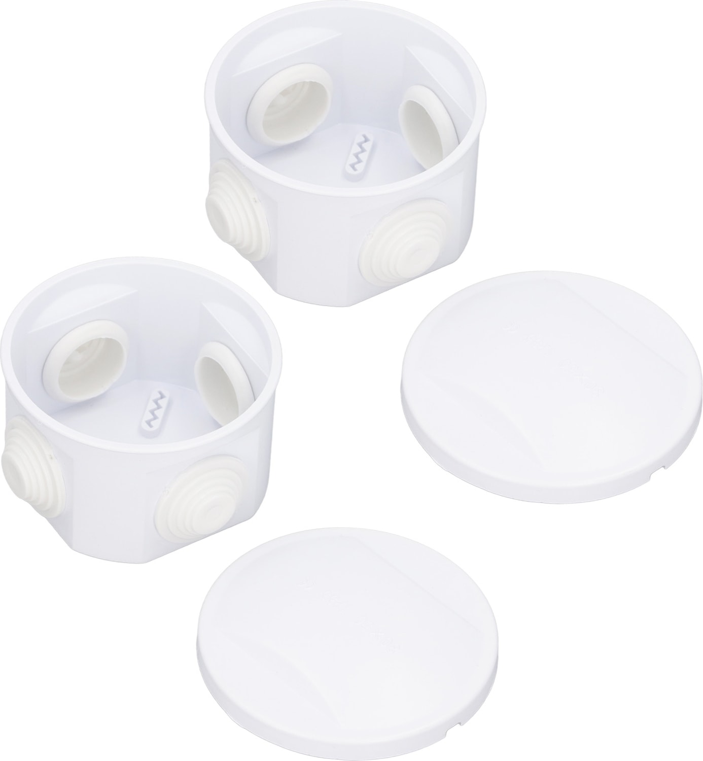 2 Adet Bağlantı Kutusu 80X50MM Yuvarlak Şekil Abs Plastik IP55 Su Geçirmez Toz Geçirmez Elektrik Proje Muhafazası (Yurt Dışından)