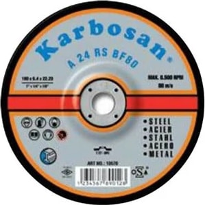 KARBOSAN 115X6.4*22.23 Metal Nk Taşlama Diski (5 Adet)