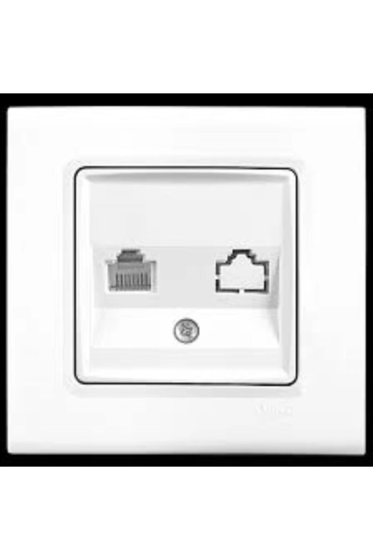 Karre Nümeris Telefon Prizi Rj11 Çerçeveli