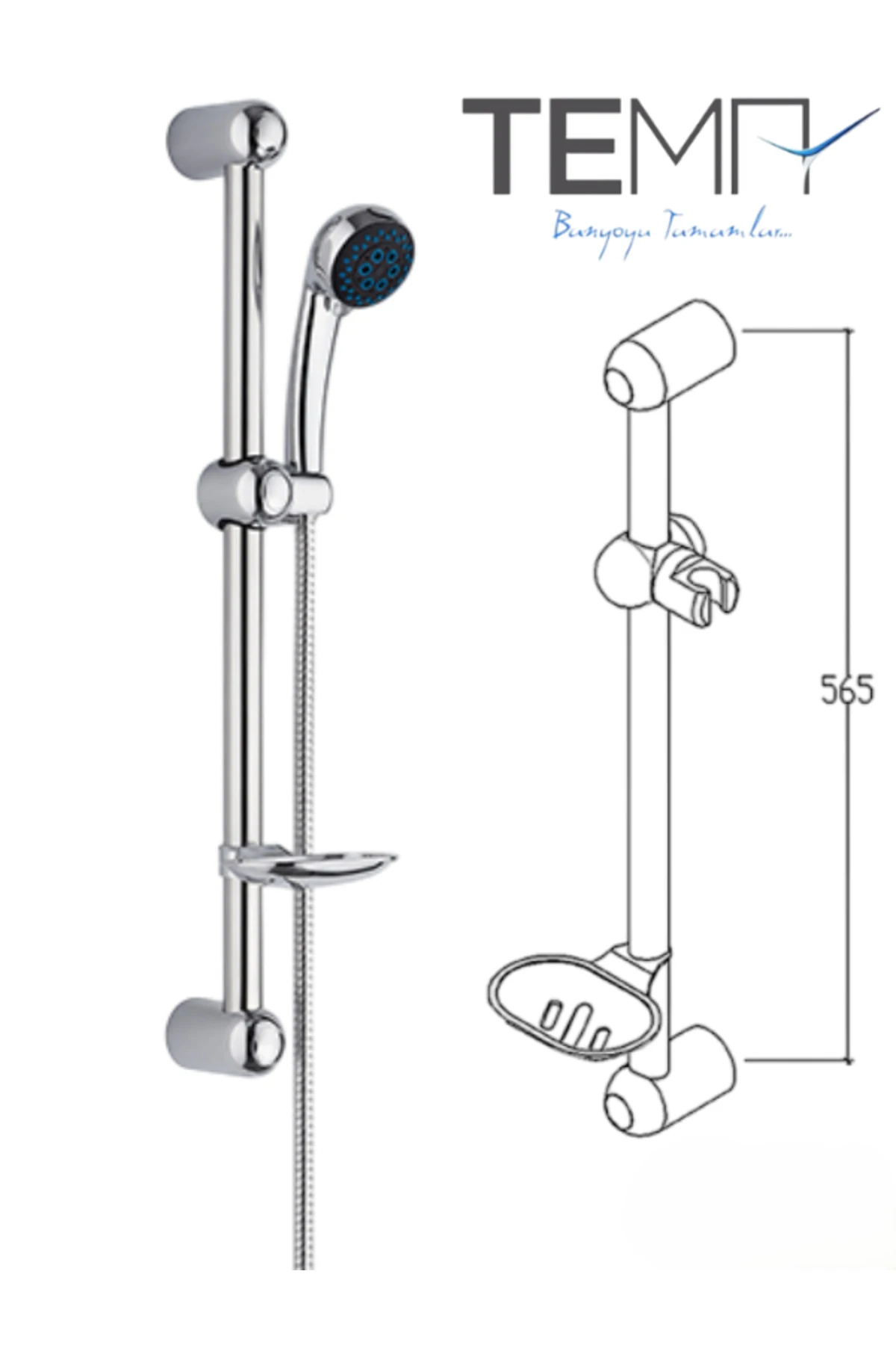 ECON SÜRGÜLÜ DUŞ SETİ 3 FONK.