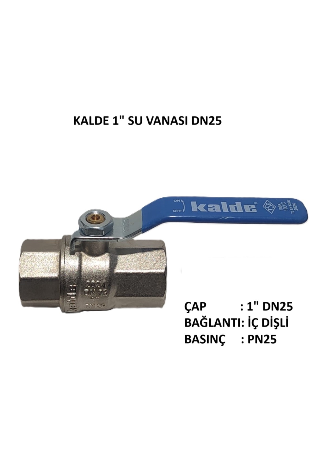 1" Küresel Su Vanası DN25 - Water Valve PN25