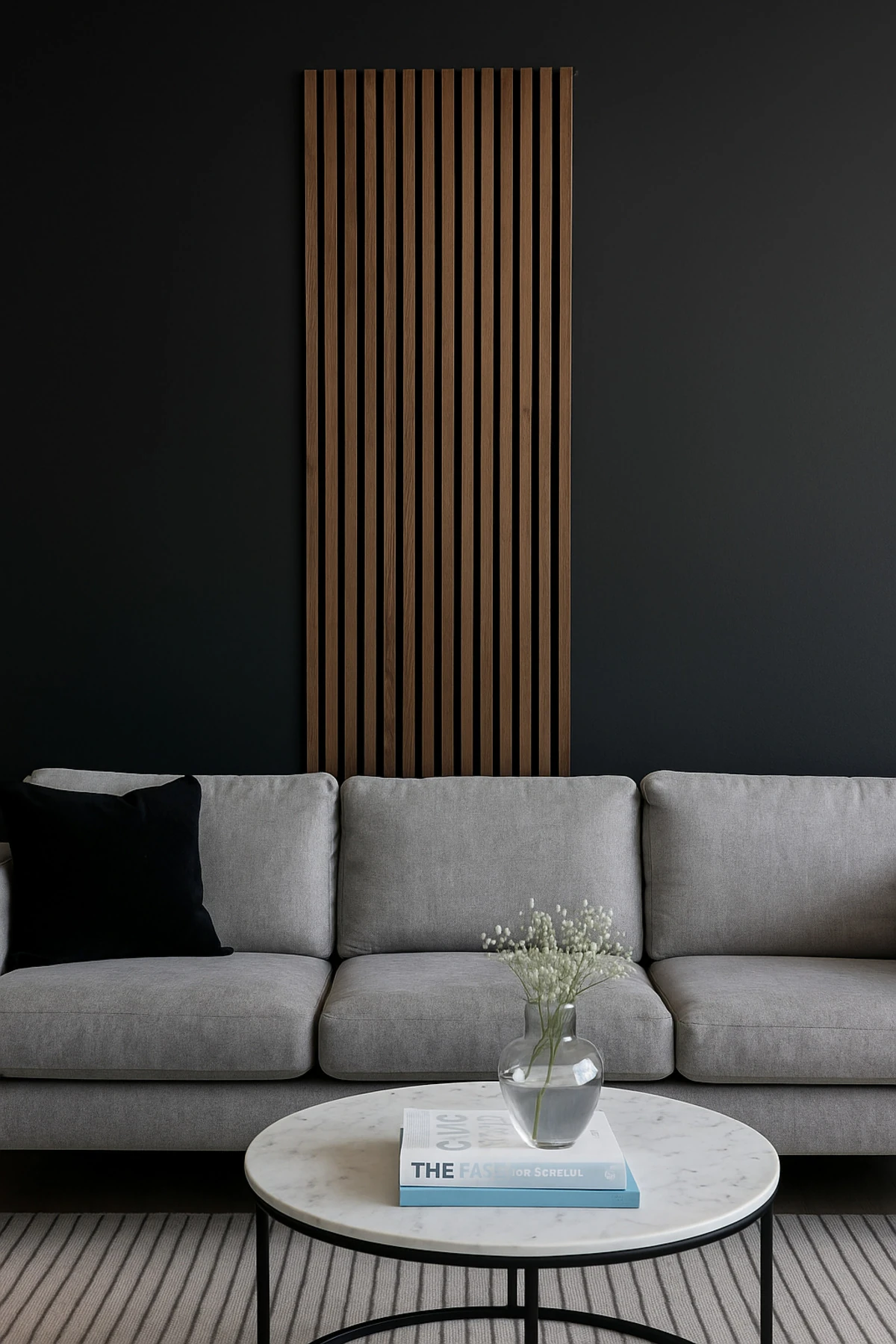 Ceviz Kendinden Yapışkanlı Duvar Çıta – 12 Adet | 240 cm Uzunluk | 18 mm Kalınlık Dekoratif Panel