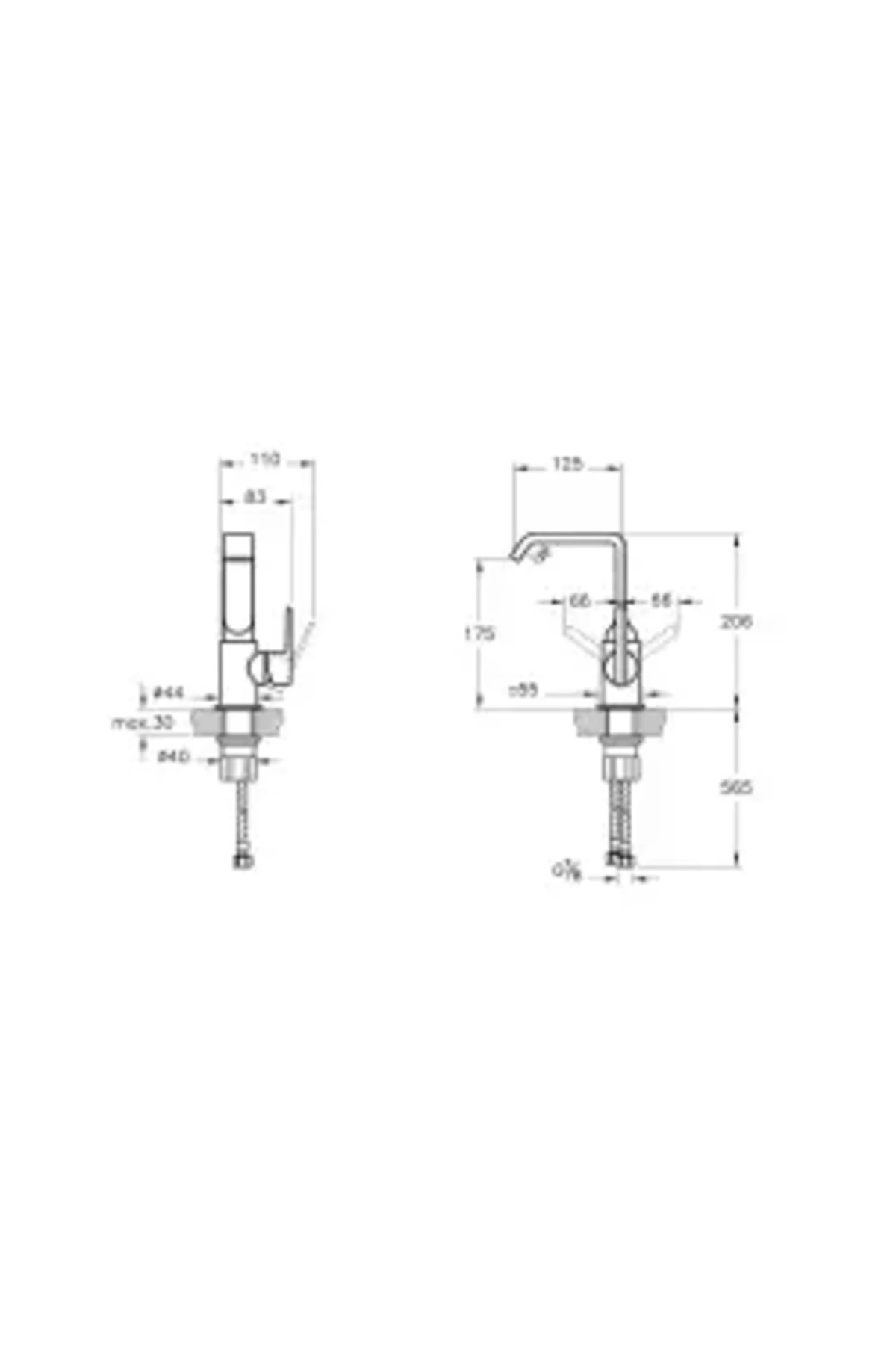 Lavabo Bat. Yandan Kum. Suit Soft Altın A4261674