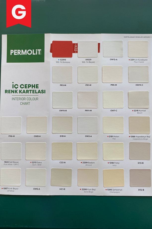 Permosil Silikonlu Silinebilir İç Cephe Boyası | 3,5Kg - 10Kg - 20Kg | Kum Beji - 2206