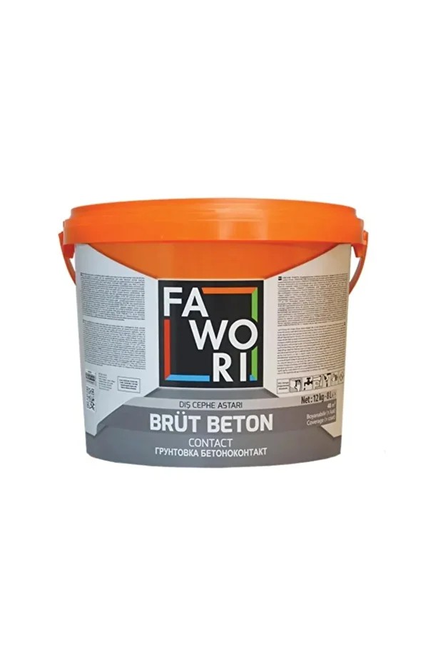 Dış Cephe Brüt Beton Astarı 12 Kg.
