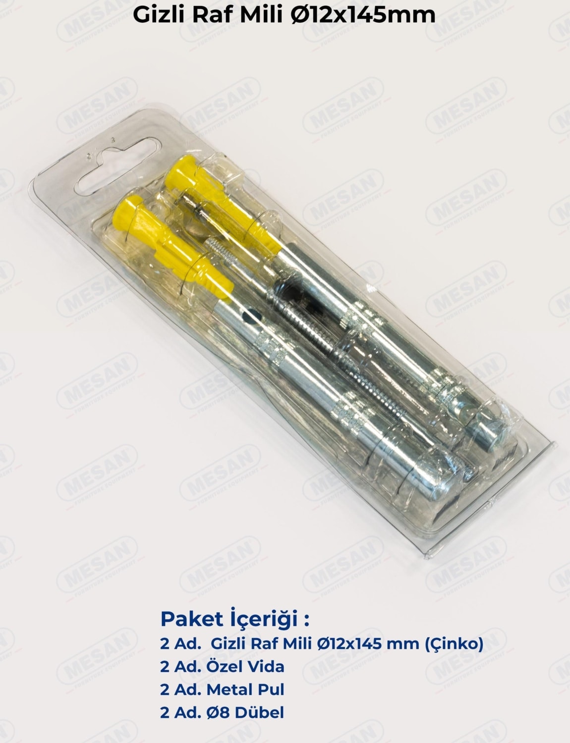 Gizli Raf Taşıyıcı 12X145MM Ahşap (0029)