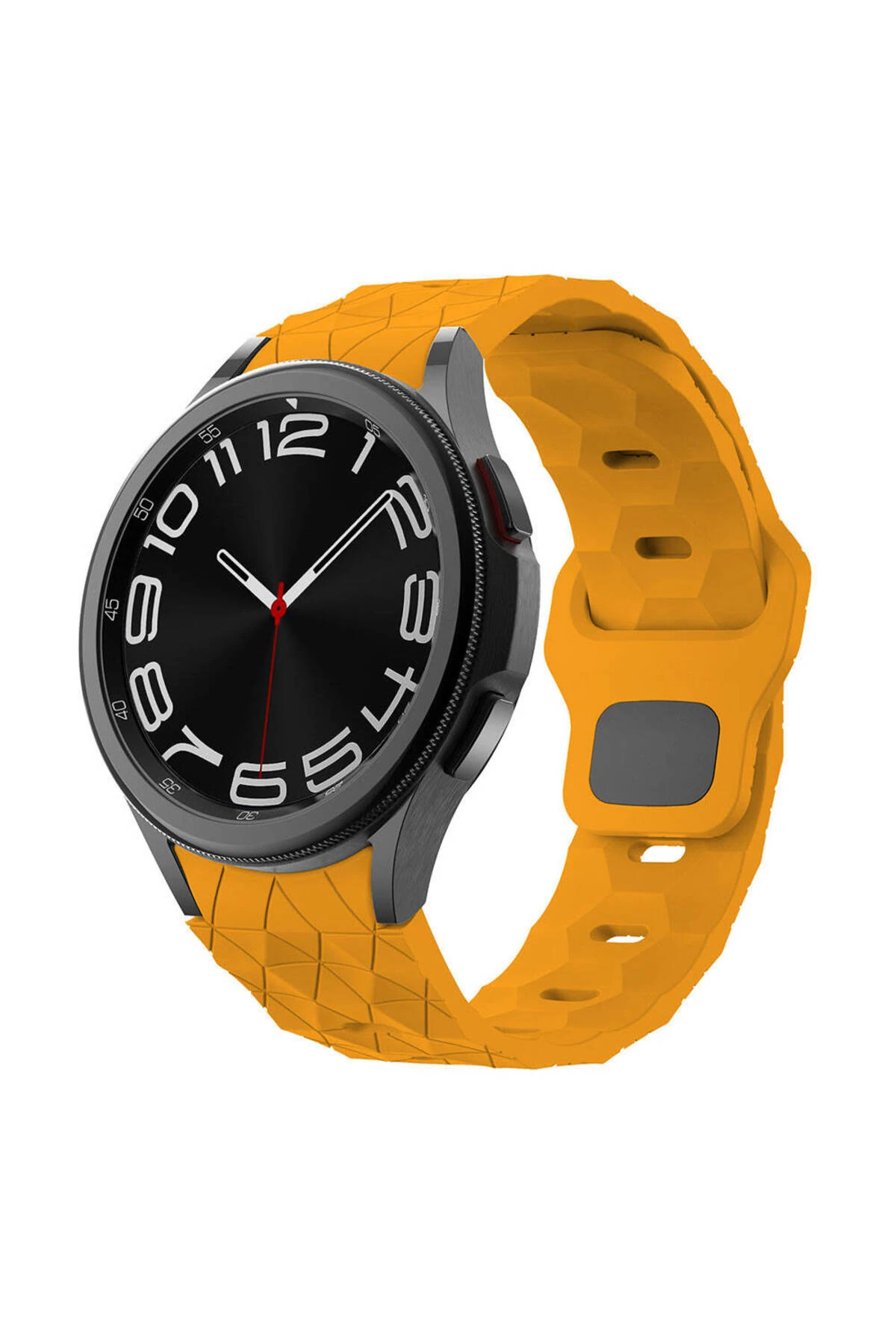 Samsung Galaxy Watch 4 Classic 46 MM İçin Renkli Klasik Prizma Desenli Silikon Kayış-Kordon