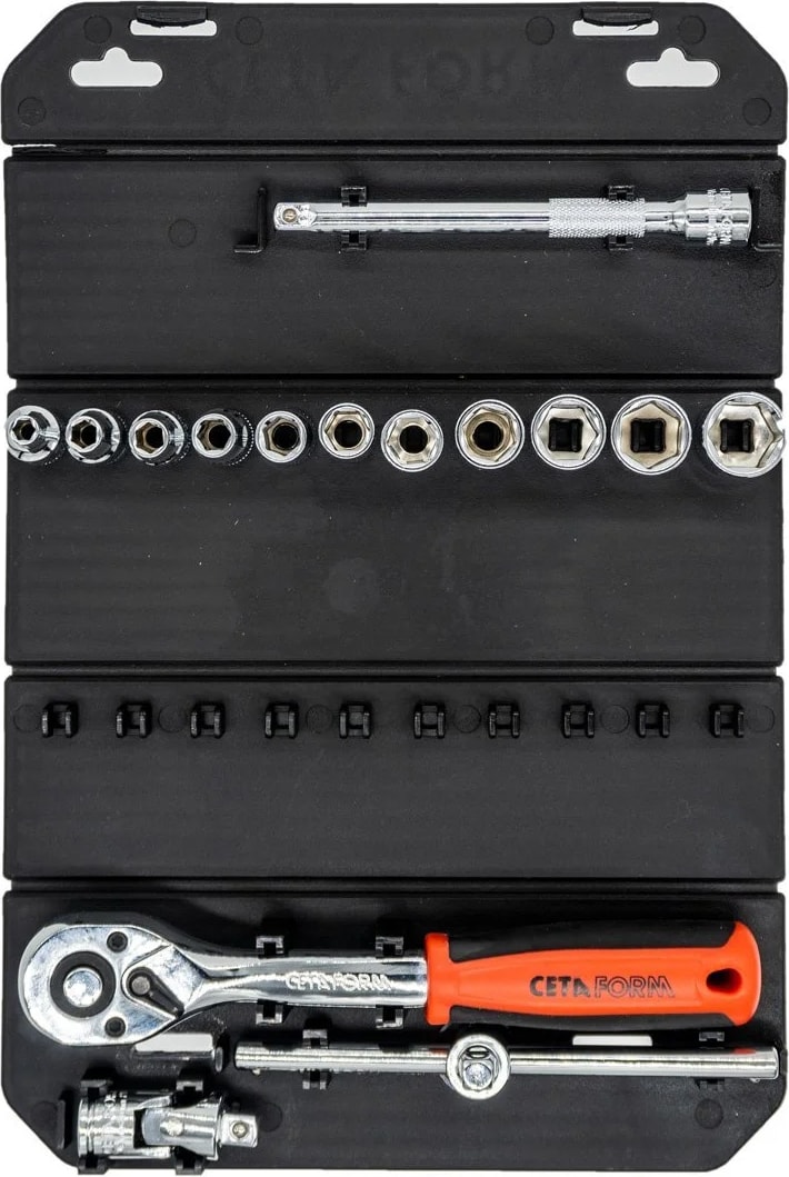 C00-15RH4 1/4” 6 Köşe Lokma Takımı - 15 Parça