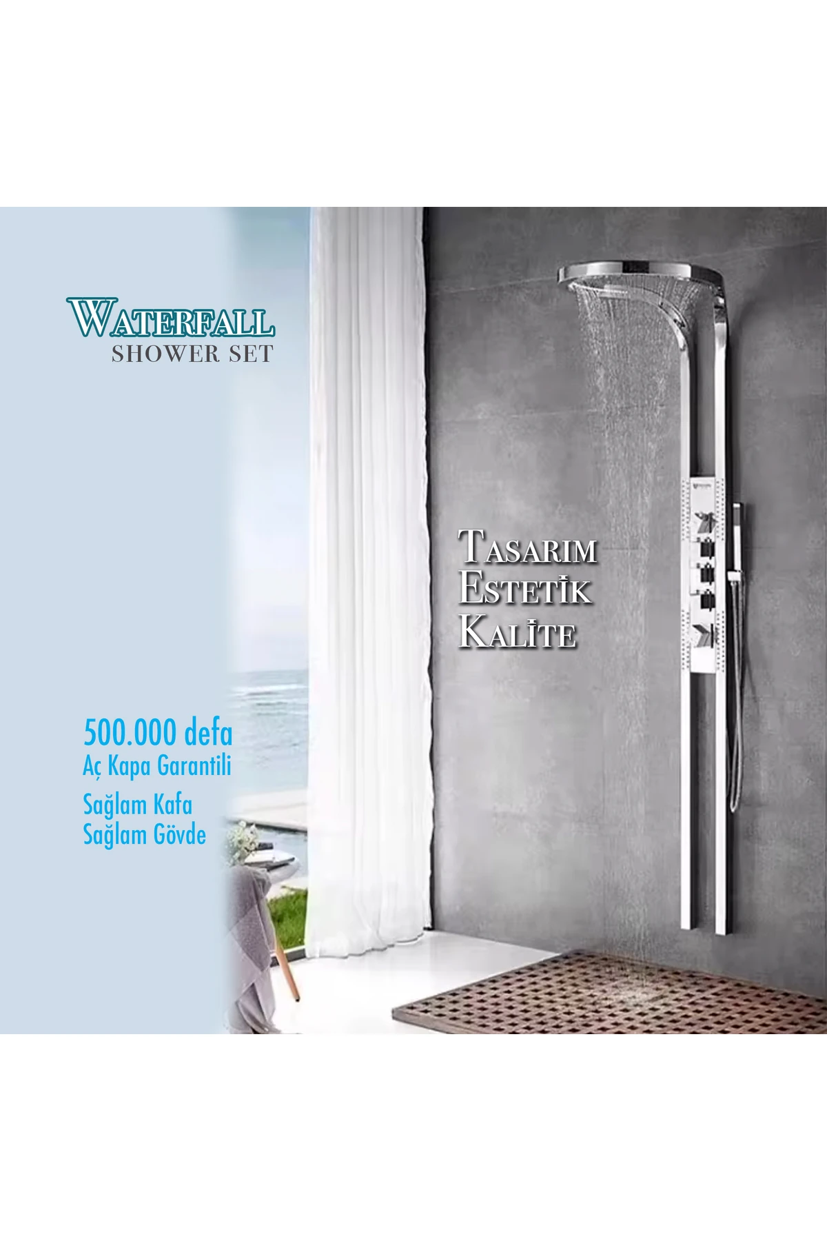 WATERFALL Duvara Monte Kolon Duş Seti