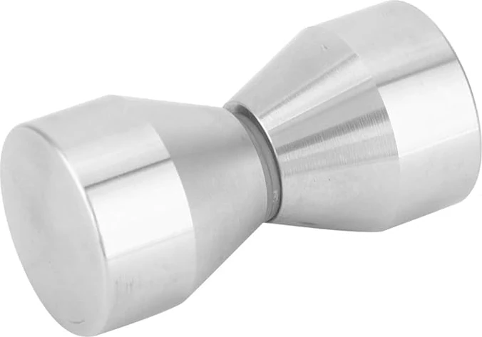 Duş Kapısı Topuzları - Tek Delikli Kapı Kolu 304 Paslanmaz Çelik Cam Kapı Kolu Yuvarlak Çekmece Kulpları Cam Çekmece Topuzları Kapı Çekme Kolu