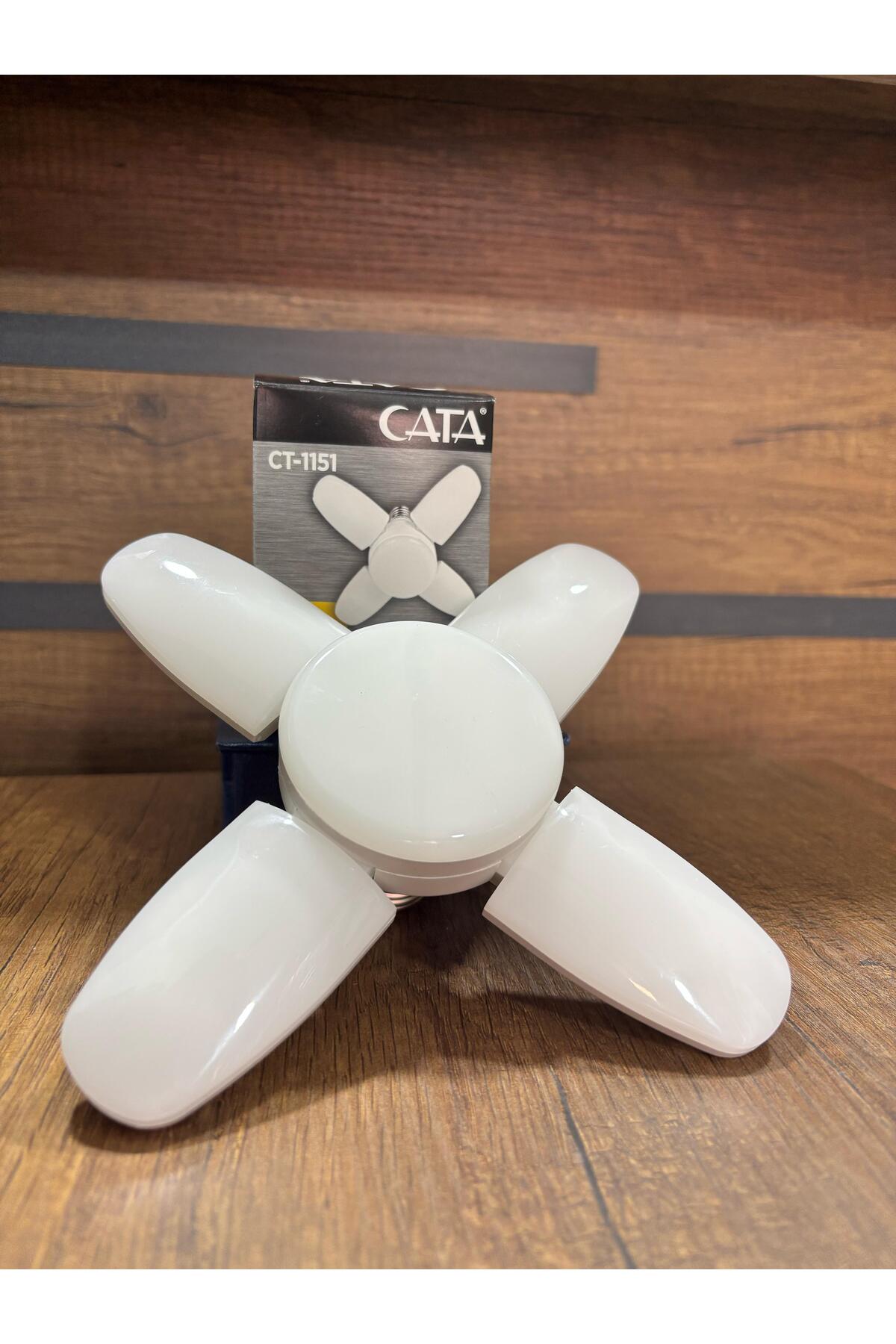 CT1151 30 Watt 4 Kollu Pervane Led Ampul Beyaz Işık