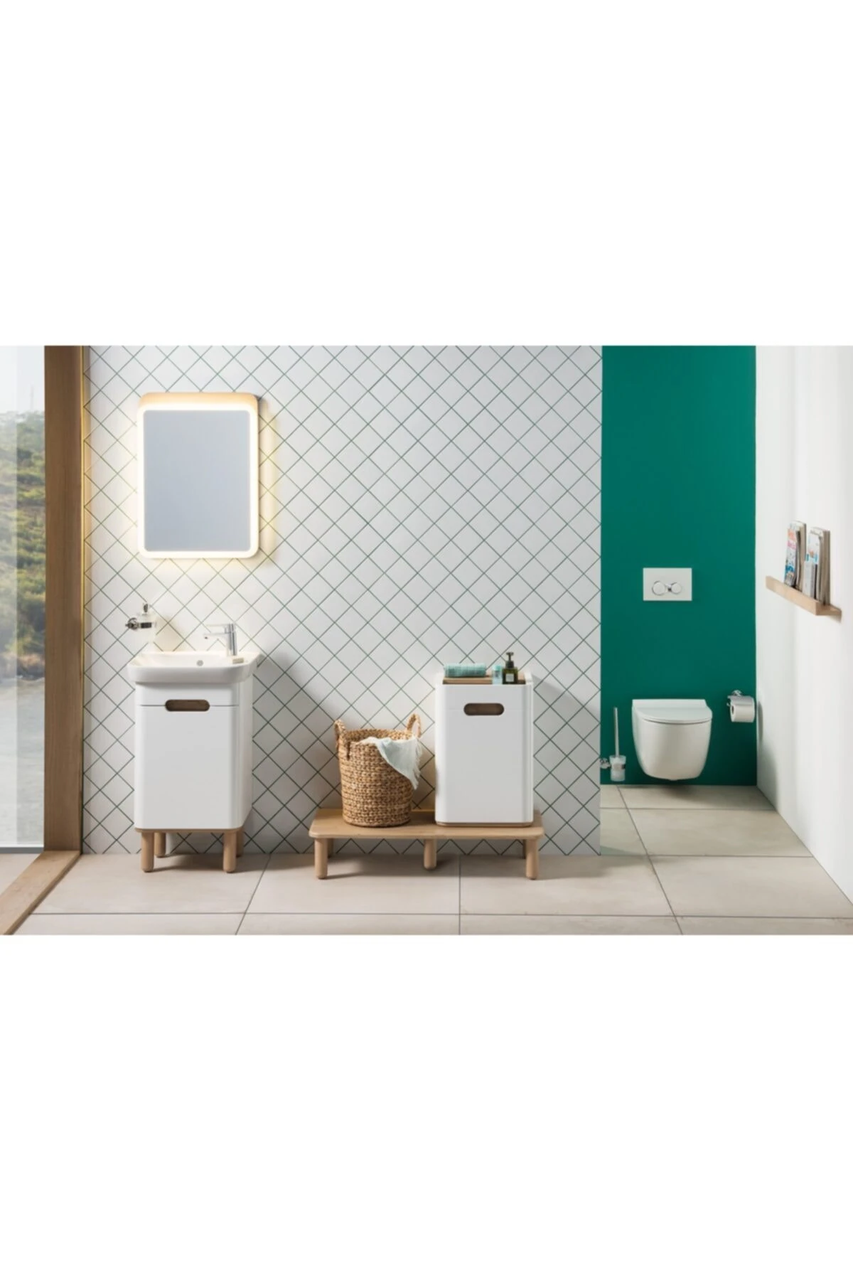 Sento Rim-ex Asma Klozet Taharet Borulu, Mat Beyaz 7748b001-0559