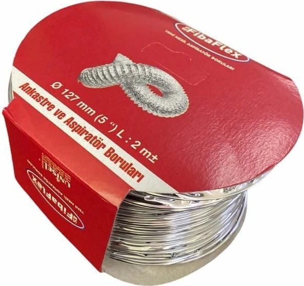 Aspilatör Borusu Telli 127 mm 2 Metre