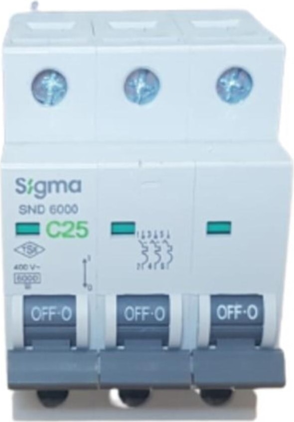 3X25A C/6ka W Otomatik Sigorta