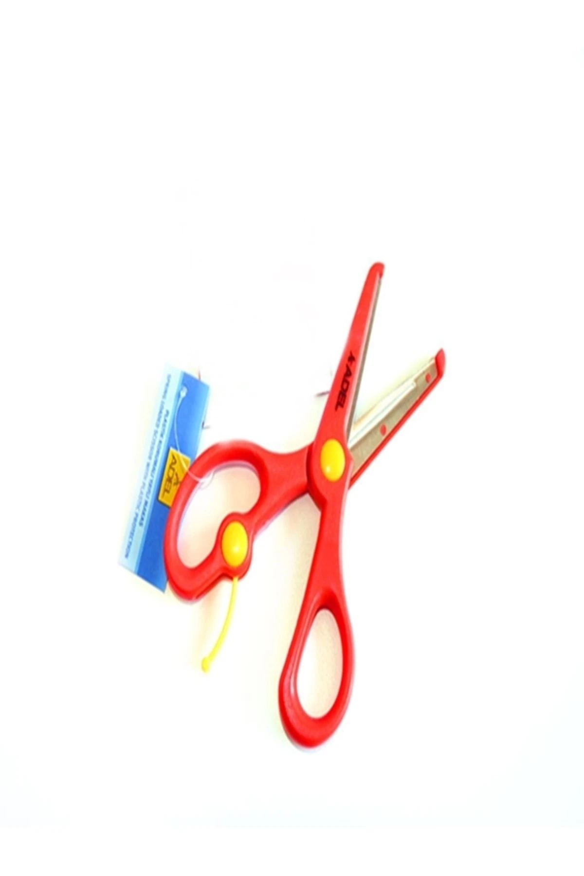 Yaylı Korumalı Çocuk Makası Kırmızı