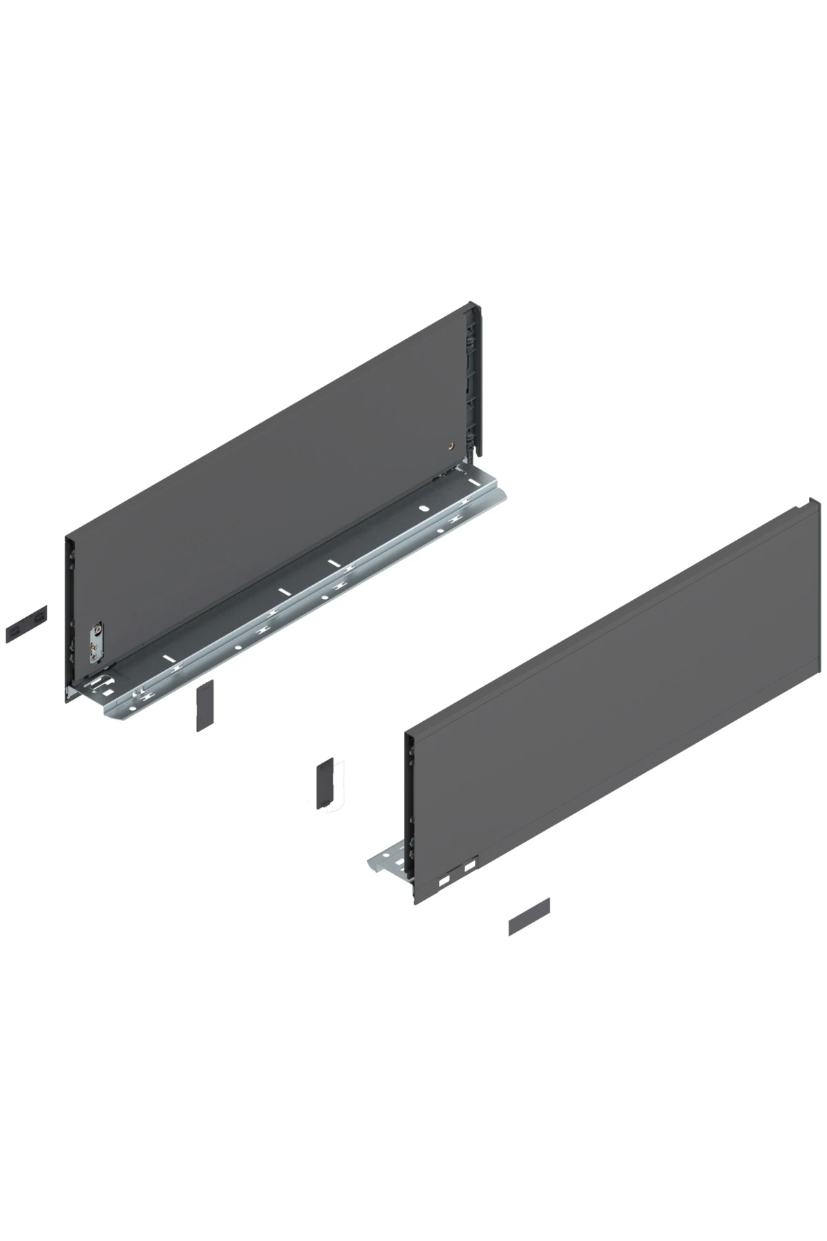 İç Kiler Çekmecesi Legrabox Pure C Yüksek Yanak Önü Camlı 35 Cm. Frenli Otion Orion Gri Ant