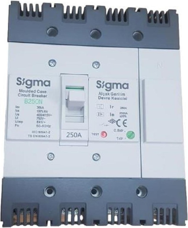 200-250A 36KA 4p Termik Manyetik Şalter B250N