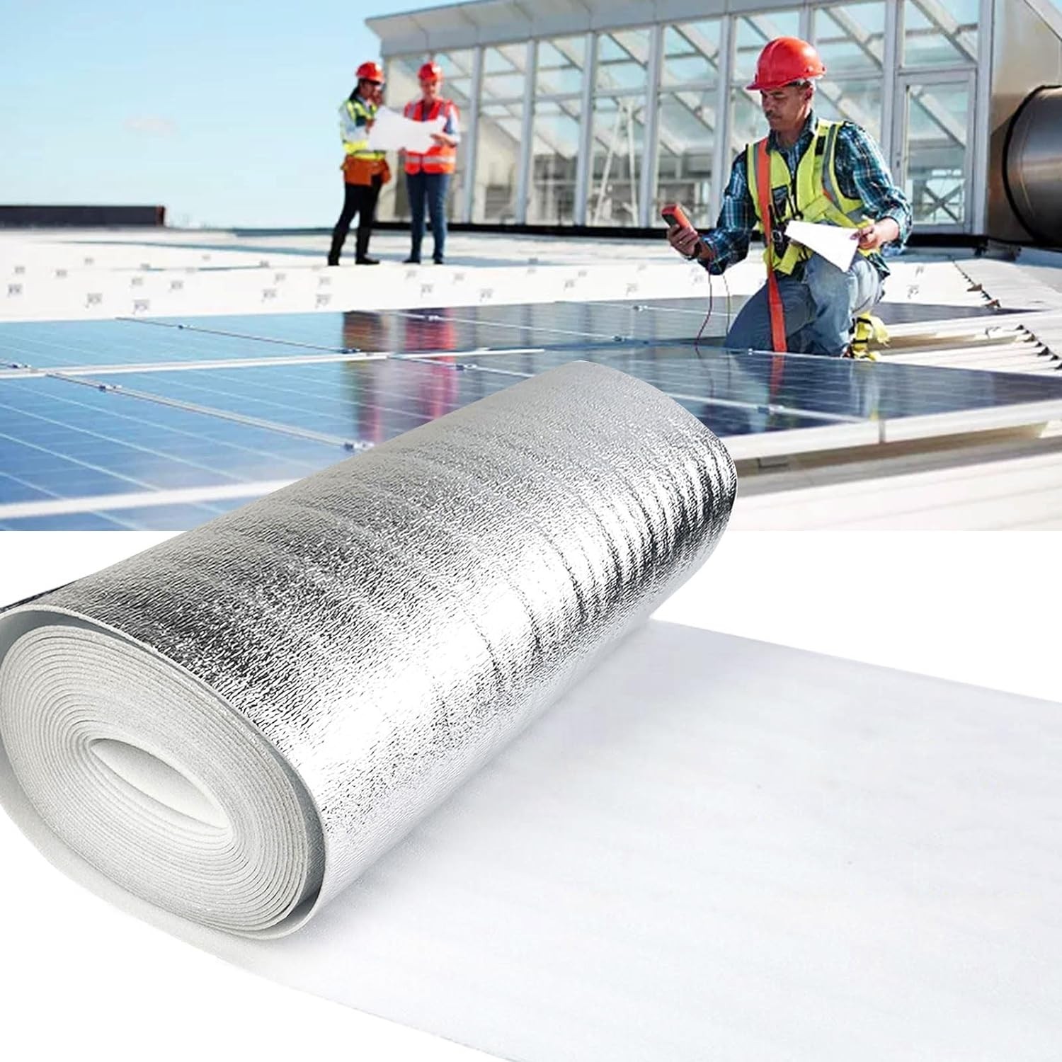 4 mt Kalorifer Radyatör Arkalığı Isı Yalıtımı İzalasyon Levhası Petek Arkası Alüminyum Folyo 4 mt x 1mt