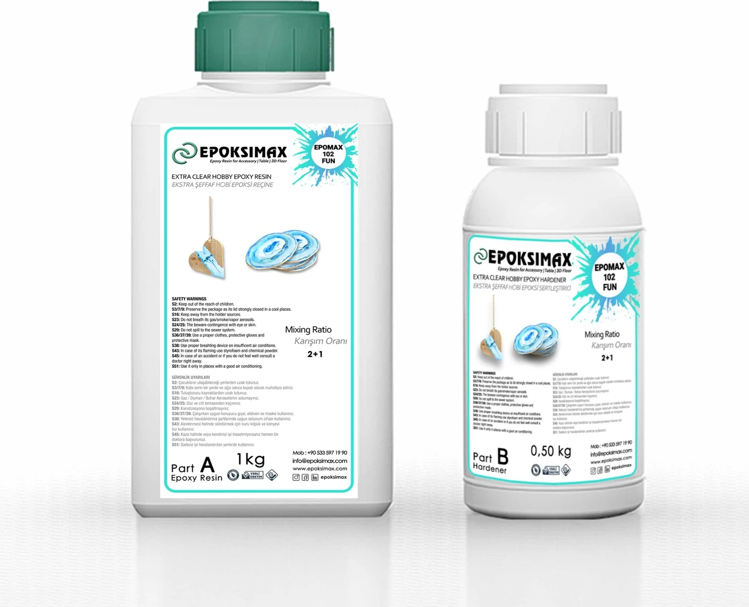 Aksesuar ve Hobi Epoksi Reçine 102 Fun 1,5 kg