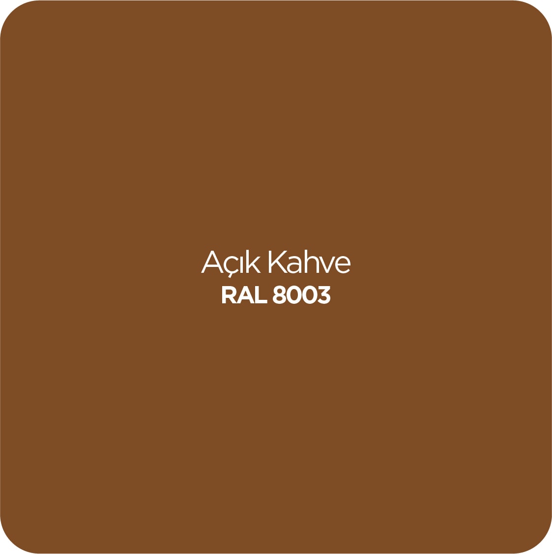 Akrilik Açık Kahve Sprey Boya 400 ml - RAL 8003