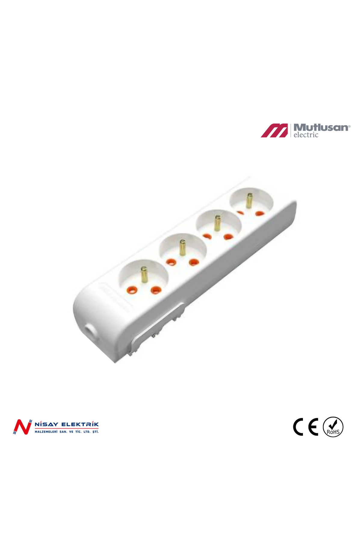 Ri-Tech 4'lü Topraklı Grup Priz Kablosuz (Klemensli)