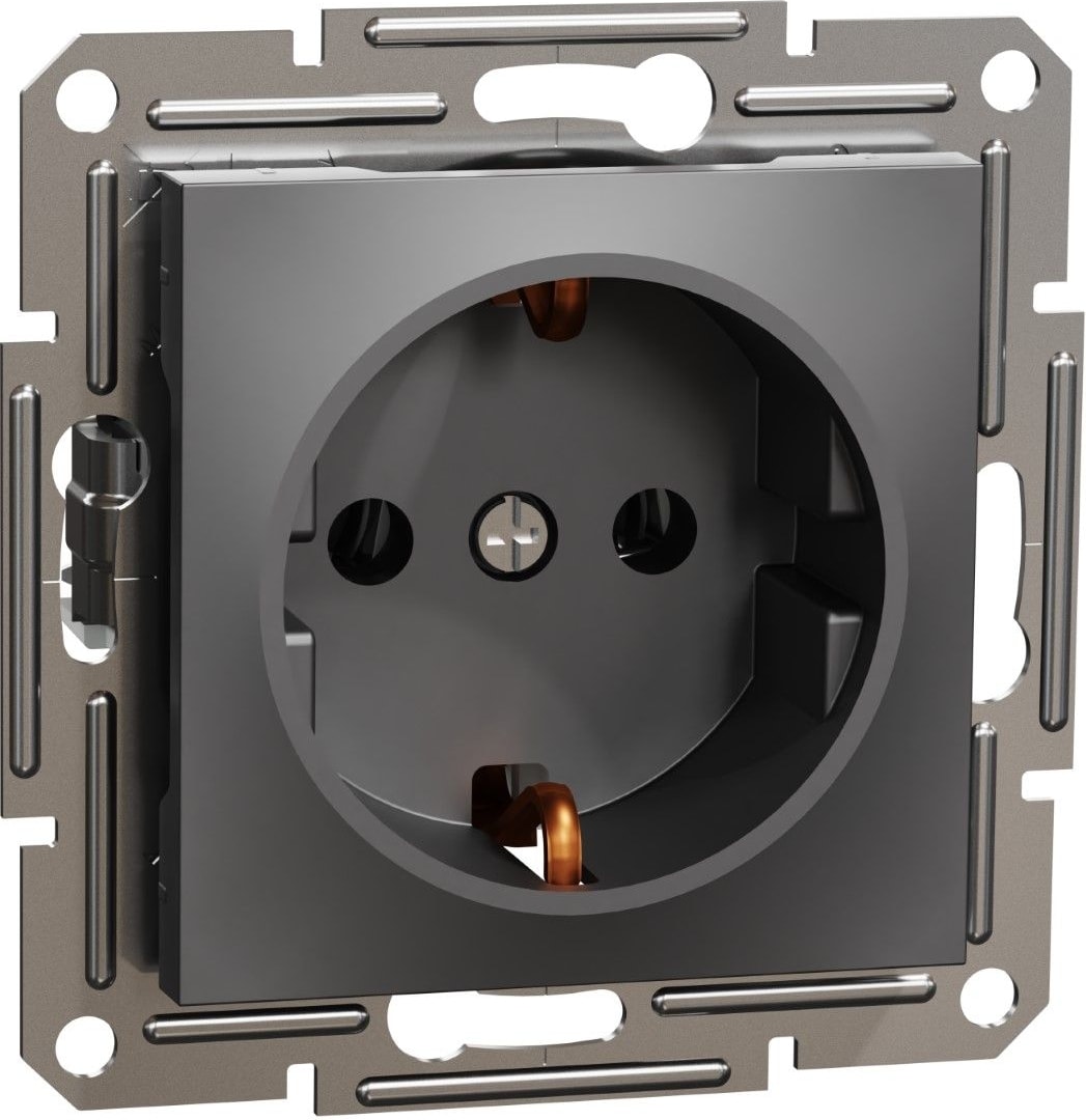 Asfora Antrasit Topraklı Priz