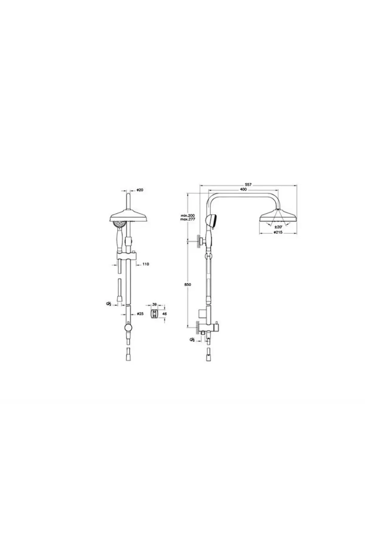 Artema Elegance A45657 Duş Kolonu