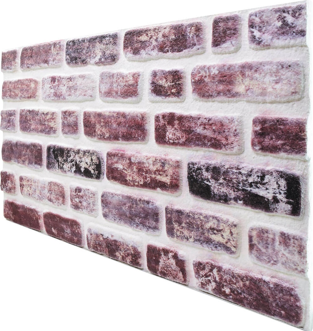 5 Adet (2,5m2) x Tuğla Desenli 3 Boyutlu Renkli Strafor Köpük Duvar Kaplama Paneli (BR-558)